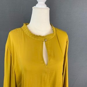 NWT Mustard LOFT Blouse